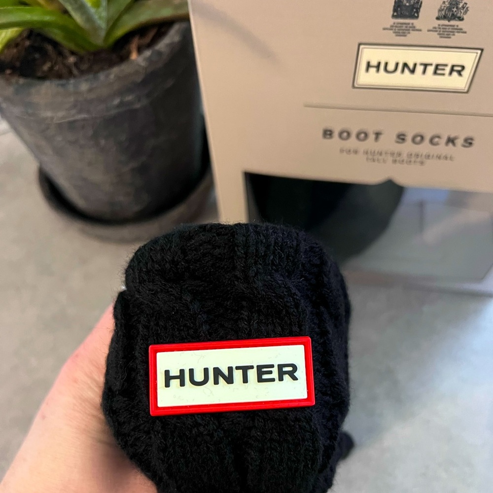 ☔️ Hunter Tall Boot Socks in Black
